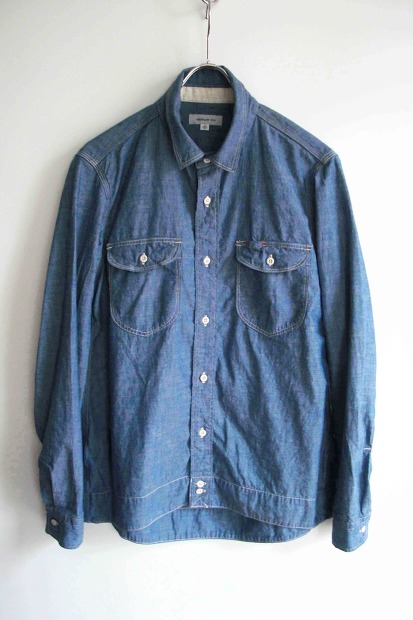 トップス ORDINARY FITS CHAMBRAY PULLOVER SHIRTS ORDINARY FITS｜シャンブレー ショートスリーブ プルオーバー