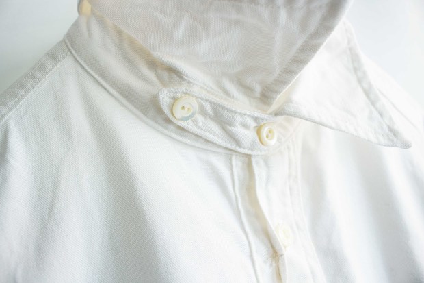 TatamizeのPull over Shirt Whiteのチンストの画像
