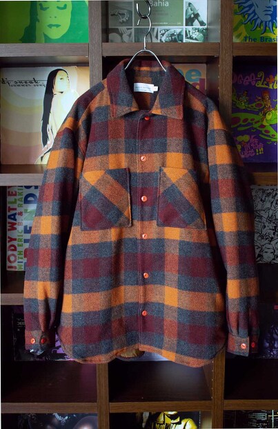 Check shirt outlet jacket