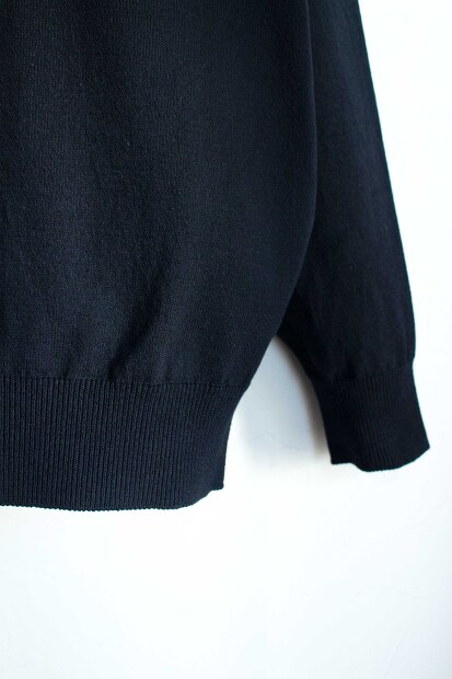 Yonetomi New Basic Wave Cotton Knit Pullover 95-242-009
