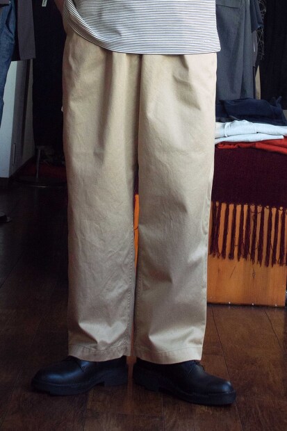 Ordinary fits Tuck Wide Pants OF-P183