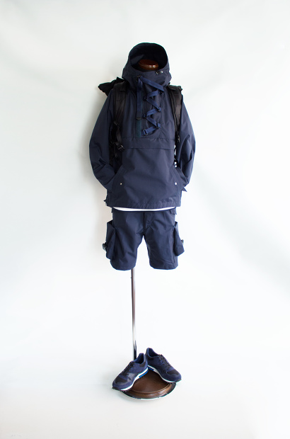 Meanswhile Waterproof Tussah Anorak Parka [Lampa]