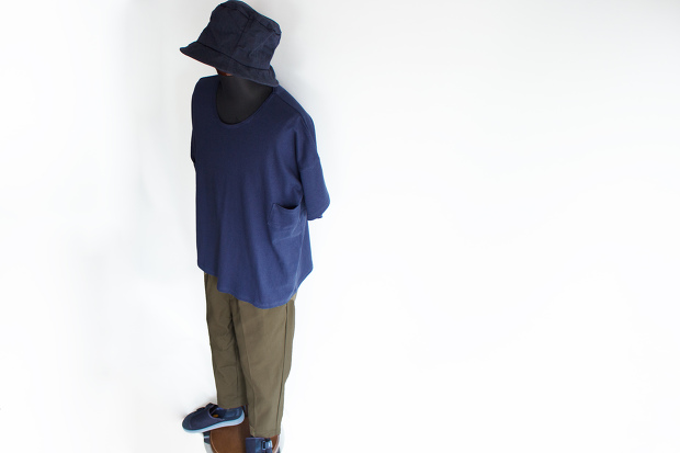 Still by hand コットンキャンバス強撚テーパードパンツ PT0371