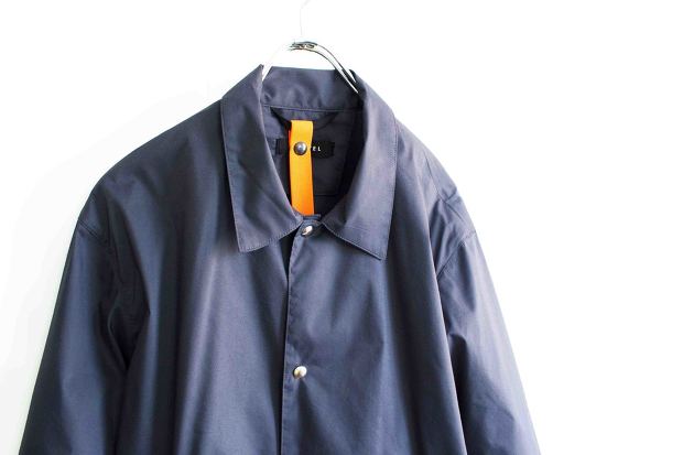 PortvelのCoach Shirts JacketのCharcoalの襟部分の画像