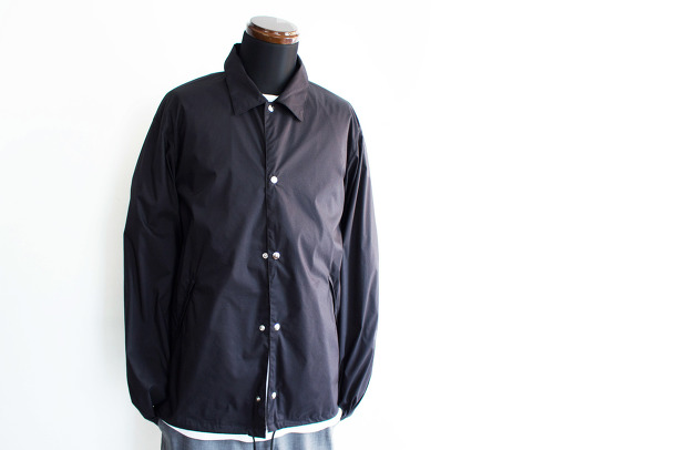 PortvelのCoach Shirts JacketのBlackのスタイルの正面からの画像
