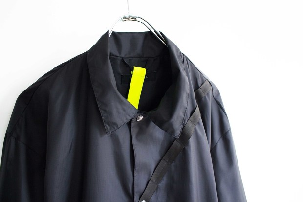 PortvelのCoach JacketのBlackの襟部分の画像