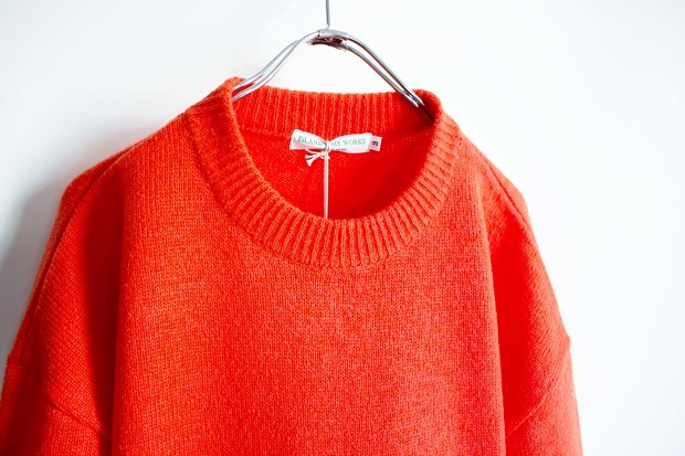 Island knit worksのLoose fit KnitのOrangeの画像