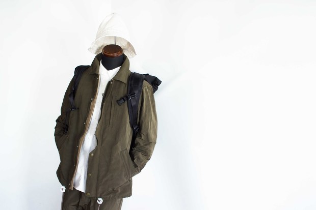 MeanswhileのMemory Peach Odd Job Flap Coach Jacketのコーディネート画像