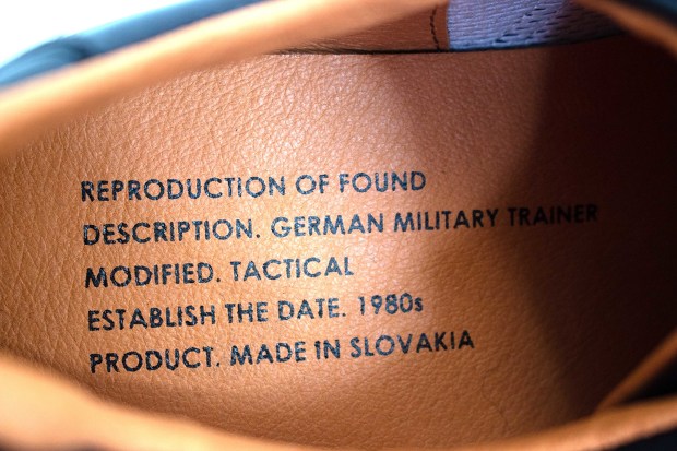 Reproduction of found German Trainer 1759L