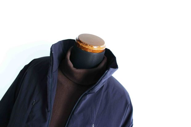 Manual alphabet Insulated Stand Collar Jacket
