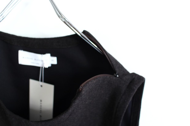 Manual alphabet Bonding Wool Pull over Vest