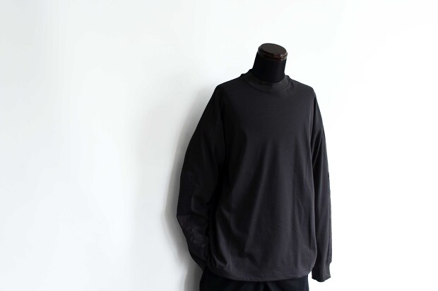 Meanswhile　Split York Sleeve L/S Tee MW-CT21202