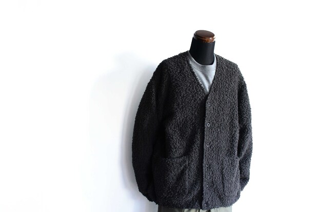 A vontade Wool Boa V-neck Cardi VTD-0540-CS