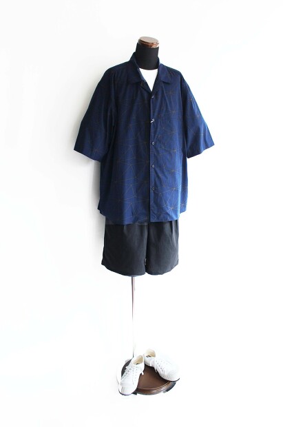 Still by hand ジオメトリック柄半袖シャツ SH02222 Sold out [Lampa]