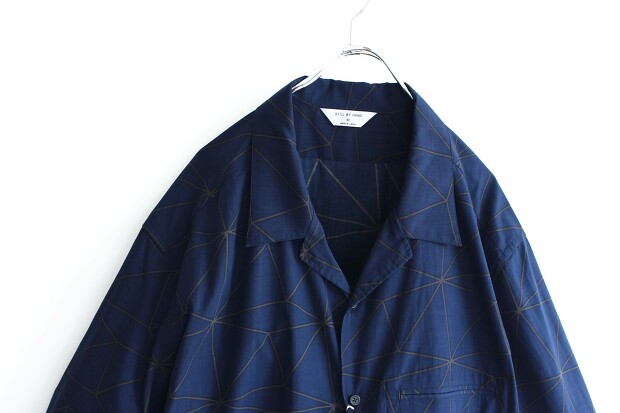 Still by hand ジオメトリック柄半袖シャツ SH02222 Sold out [Lampa]