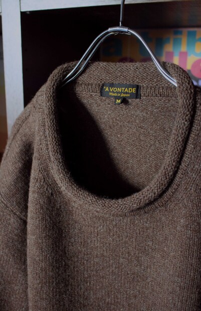 A Vontade　Organic Wool Rollneck Sweater VTD-0131-22AW-KT