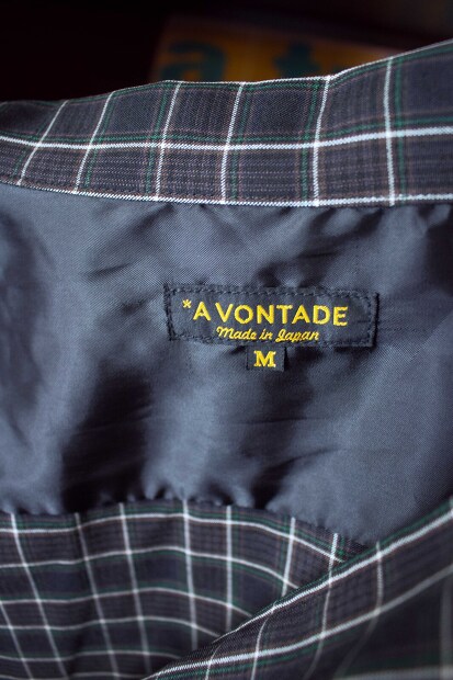 A Vontade Tropical Wool Check Shirts S/S VTD-0369-SH