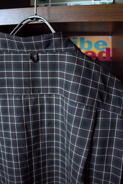 A Vontade Tropical Wool Check Shirts S/S VTD-0369-SH