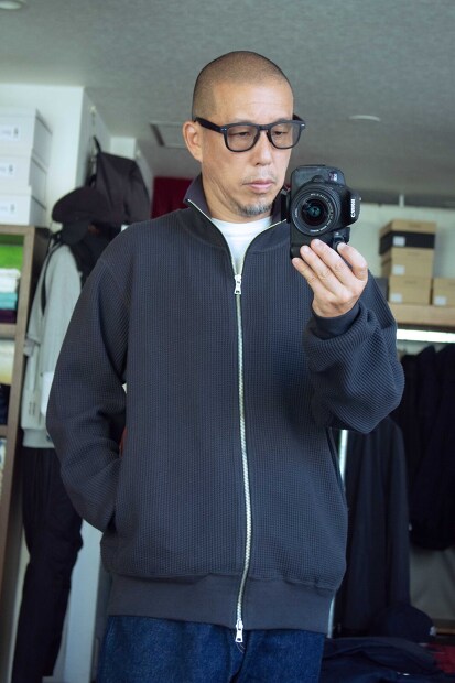 A Vontade Big Waffle Drivers Zip Cardigan VTD-0602-CS