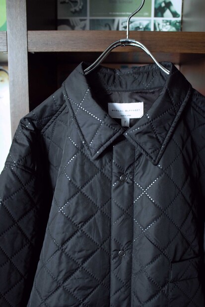 Manual alphabet A.W.T.Puff shirt jacket MA-J-350
