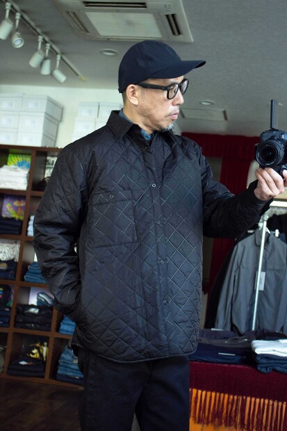 Manual alphabet A.W.T.Puff shirt jacket MA-J-350