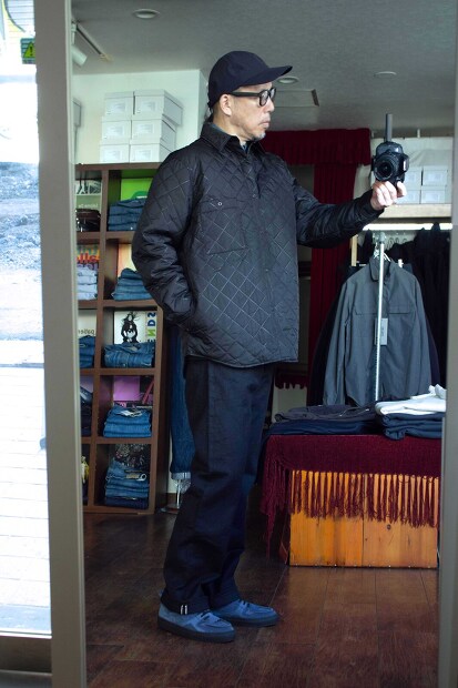 Manual alphabet A.W.T.Puff shirt jacket MA-J-350