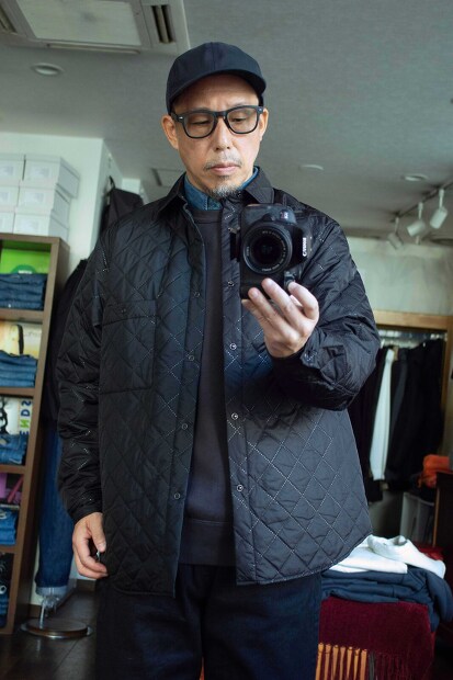 Manual alphabet A.W.T.Puff shirt jacket MA-J-350