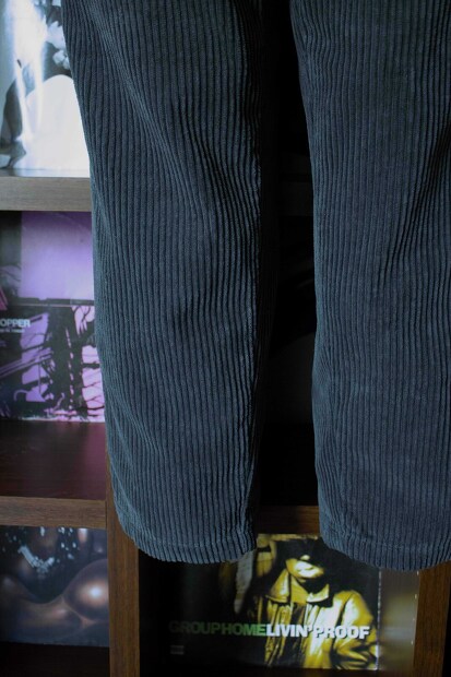 Still by hand コットンコーデュロイワンタックパンツ PT01233