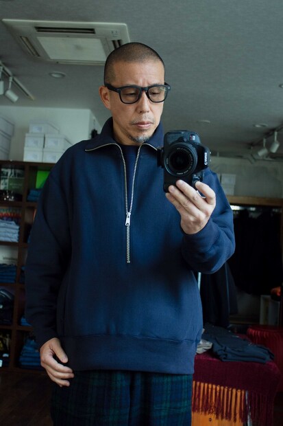 Still by hand ハーフジッププルオーバースウエット CS01234