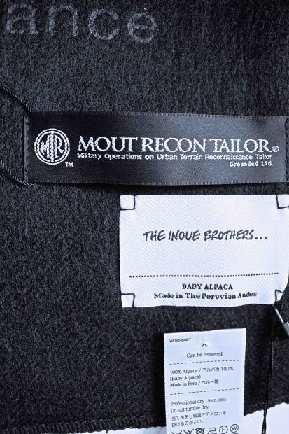 THE INOUE BROTHERS×MOUT RECON TAILOR Baby Alpaca Scarf Neck Wear