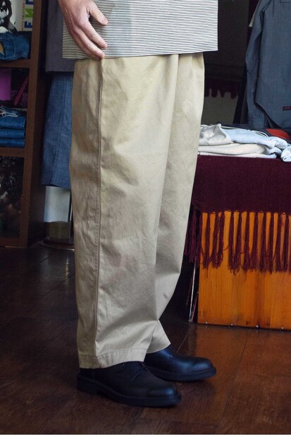 Ordinary fits Tuck Wide Pants OF-P183