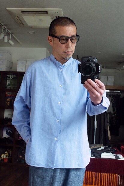 Still by hand オリジナルナローカラーシャツ SH01241