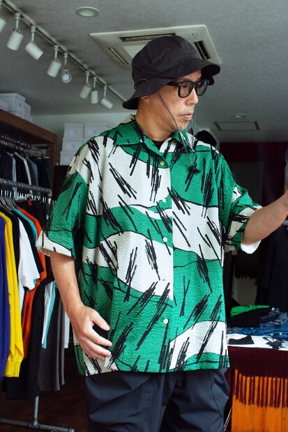 Ccp fm Miracle Wave Print Shirt SS-CB102