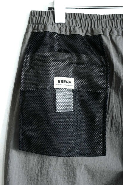 Brena String Easy Pants Cotton Nylon Typewrite