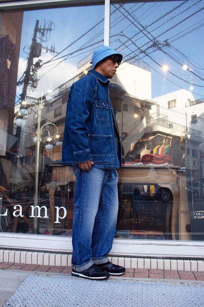 Ordinary fits Denim Coverall Used OF-J069