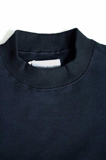 Manual alphabet Azuma Brushed Sweat Mockneck MA-C-227