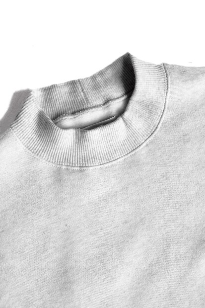 Manual alphabet Azuma Brushed Sweat Mockneck MA-C-227