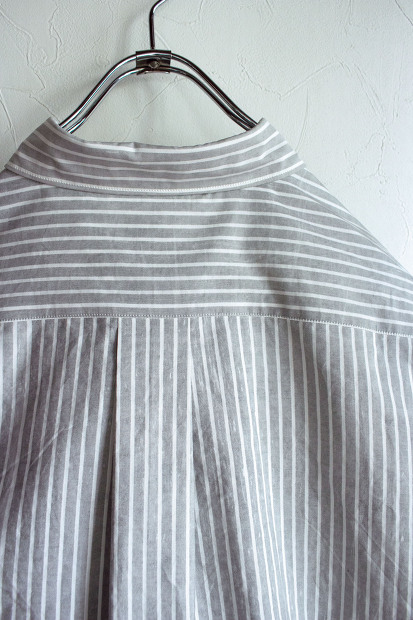 Nulabel Natural Dye Print Stripe Shirt Kure