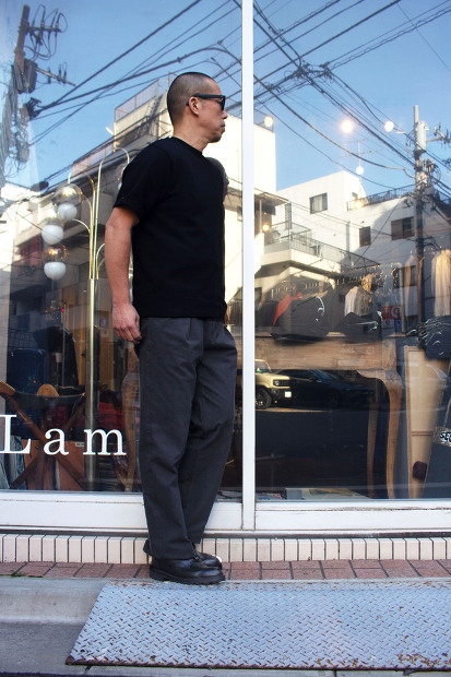 Yonetomi Rigid Sea Island Cotton Yoko-Marudo Knit Tee 95-252-022