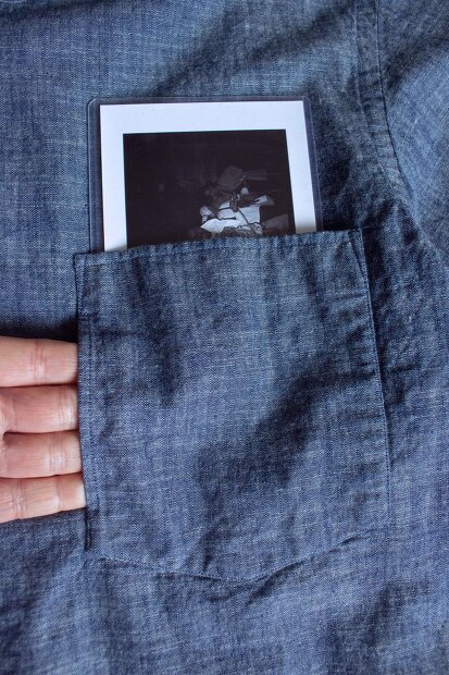 Brena Blaze 6oz French Chambray Vintage Easpecially ｍade for Lampa