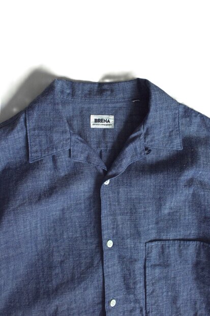 Brena Blaze 6oz French Chambray Vintage Easpecially ｍade for Lampa
