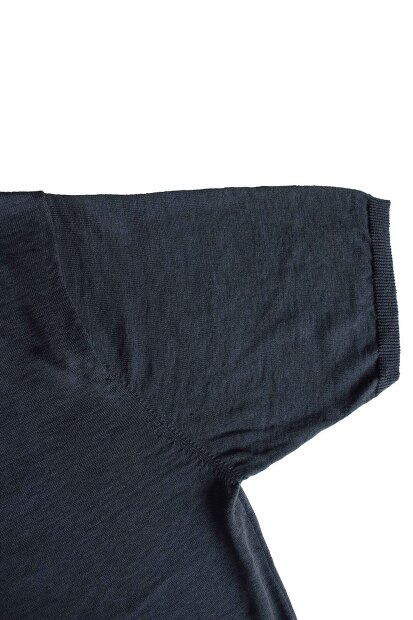 Still by hand　コットンリネンニットティーシャツ KN01252