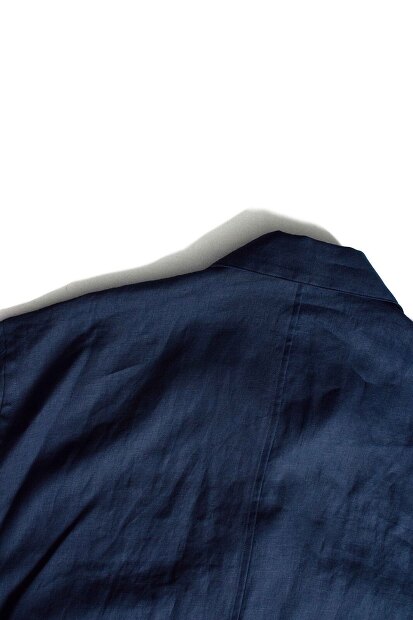 Still by hand フレンチリネン開襟シャツ SH03252