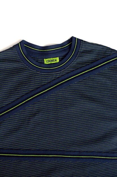 Coohem Knit Detail Border T-shirt 13-252-029