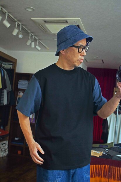 Coohem Knit Side line T-shirt 13-252-027