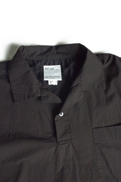 Better Typewriter Check Pullover Shirt BTR2508