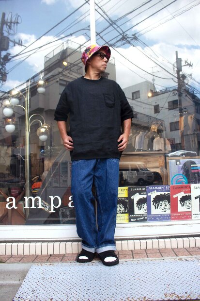 ORDINARY FITS LINEN PULLOVER TEE SH008