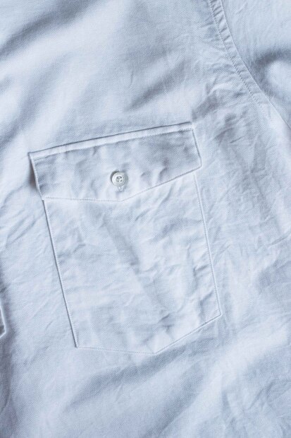 MANUAL ALPHABET OXFORD PULL OVER S/S BD SHT MA-S-792