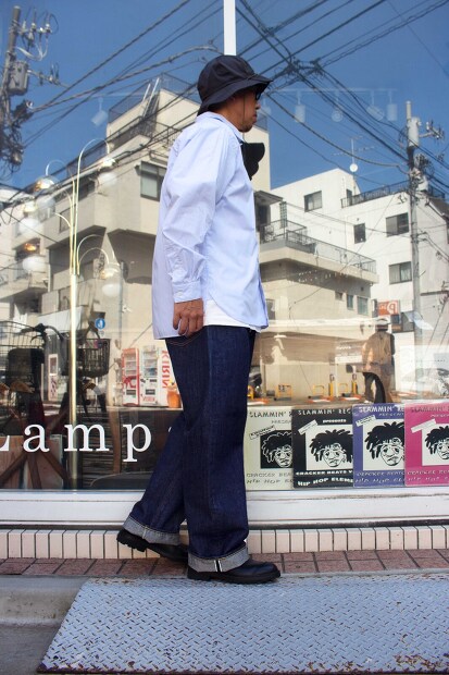 STILL BY HAND ストライプレギュラーカラー SH00221
