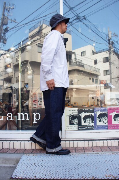 STILL BY HAND ストライプレギュラーカラー SH00221